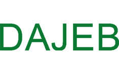 Logo der Organisation "Dajeb" mit der Grundfarbe grün.